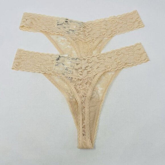 INC International Concepts Women Lot of 2 Large Lace Thong Underwear Panties 764 - Picture 4 of 7